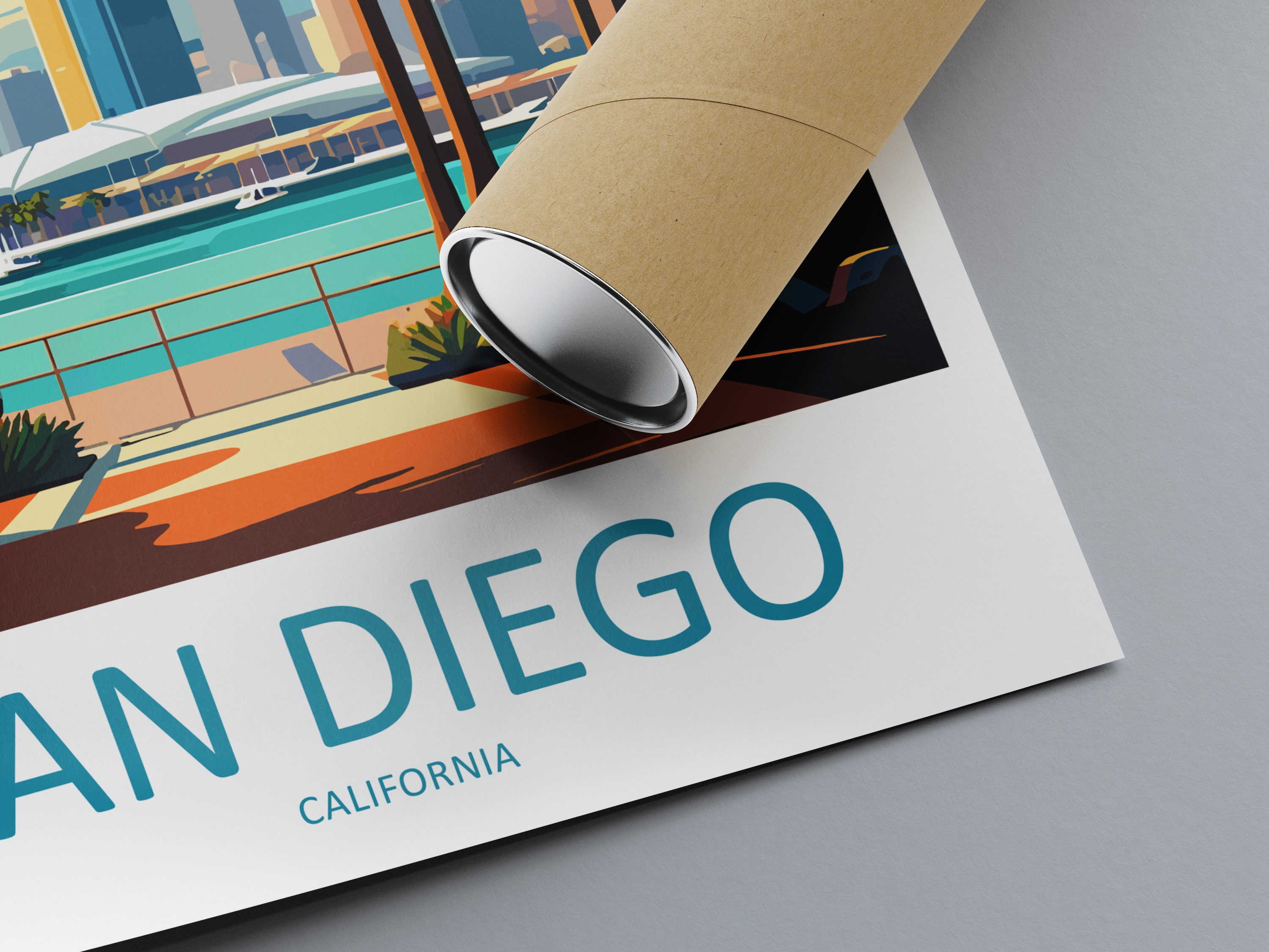 San Diego Travel Print Wall Art San Diego Wall Hanging Home Décor San ...