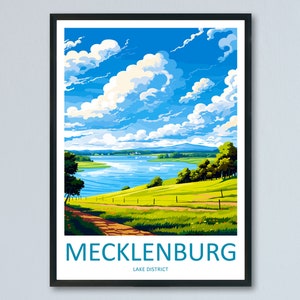 Mecklenburg Reise Druck Mecklenburg Home Décor Deutschland Kunstdruck Deutschland Mecklenburg Mauer Druck Geschenk für Deutschland Reise Poster Liebhaber