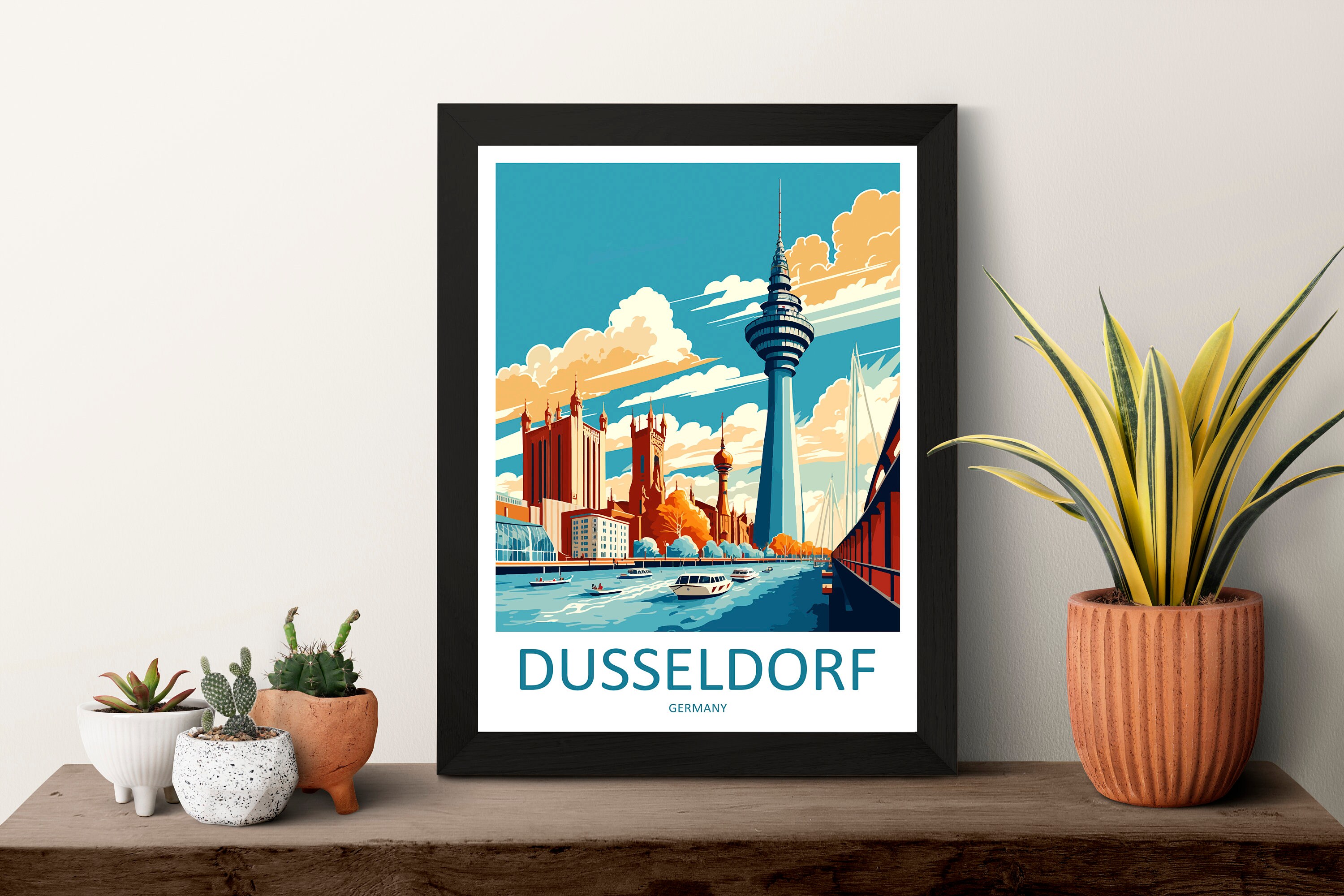 Dusseldorf Travel Print Wall Art Dusseldorf Wall Hanging Home Décor  Dusseldorf Gift Art Lovers Germany Art Lover Gift Dusseldorf Travel Gift -  Etsy