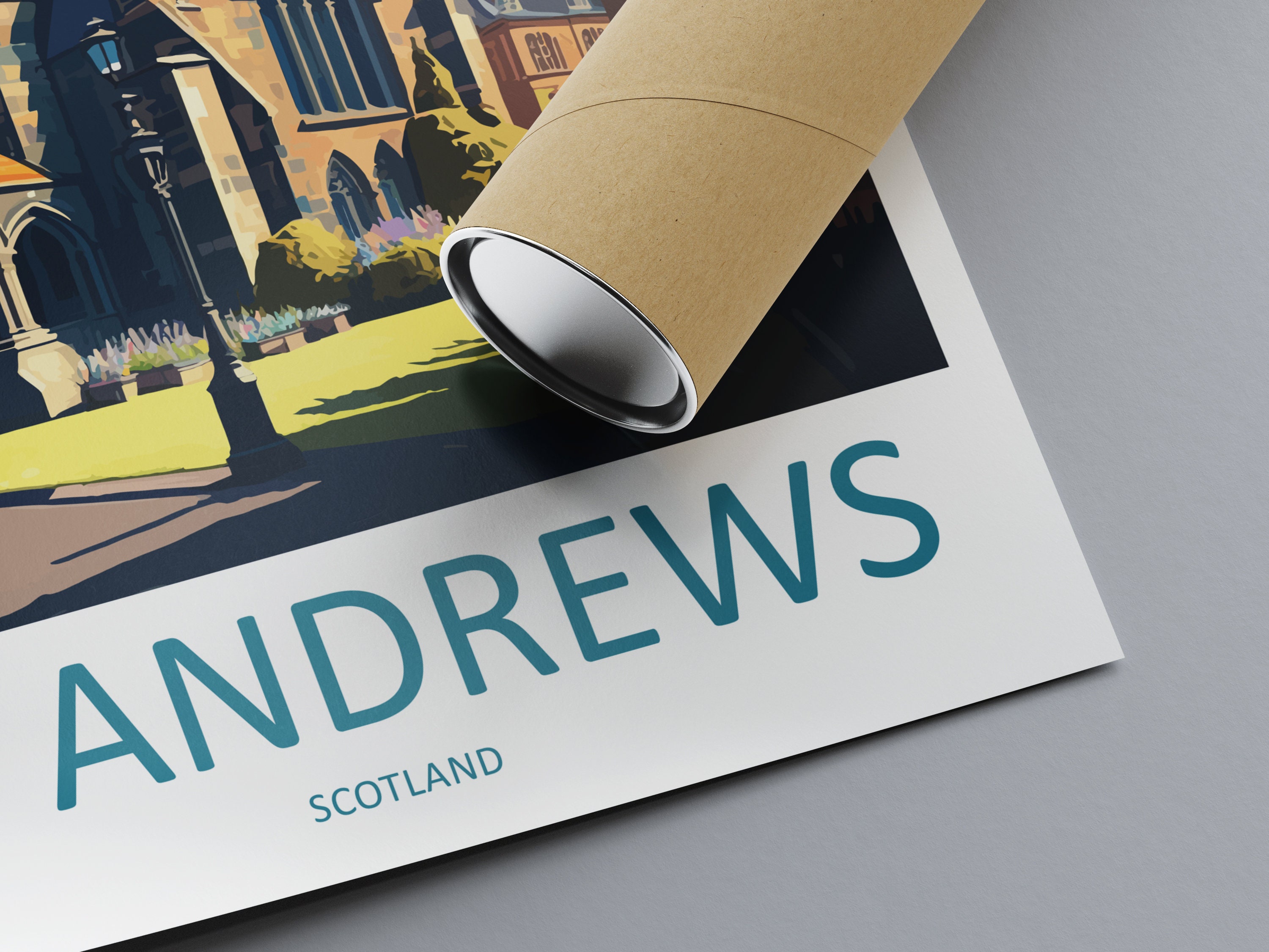 St Andrews Travel Print Wall Art St Andrews Wall Hanging Home Décor St ...