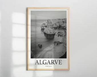 Algarve Photo Print of Algarve Portugal Travel Photo Hanging Decor Photo Travel Art Gift For Travel Artwork Wall Art Framed