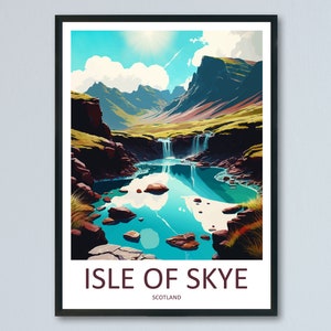 Isle of Skye Print Isle of Skye Home Decor Landscape Art Print Isle of Skye Wall Art for Scotland Enthusiast Gift Wall Hanging Isle of Skye