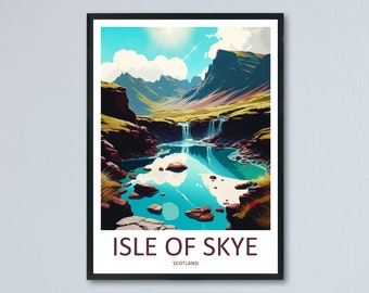 Isle of Skye Print Isle of Skye Home Decor Landscape Art Print Isle of Skye Wall Art for Scotland Enthusiast Gift Wall Hanging Isle of Skye