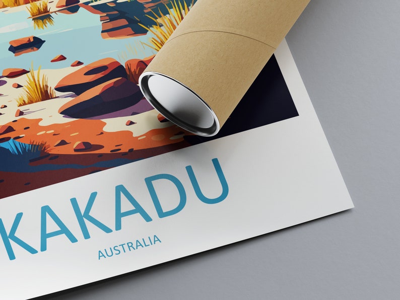 Kakadu Travel Print Wall Art Kakadu Wall Hanging Home Décor Kakadu Gift Art Lovers Wall Art Australia Travel Print Kakadu Wall Art image 6