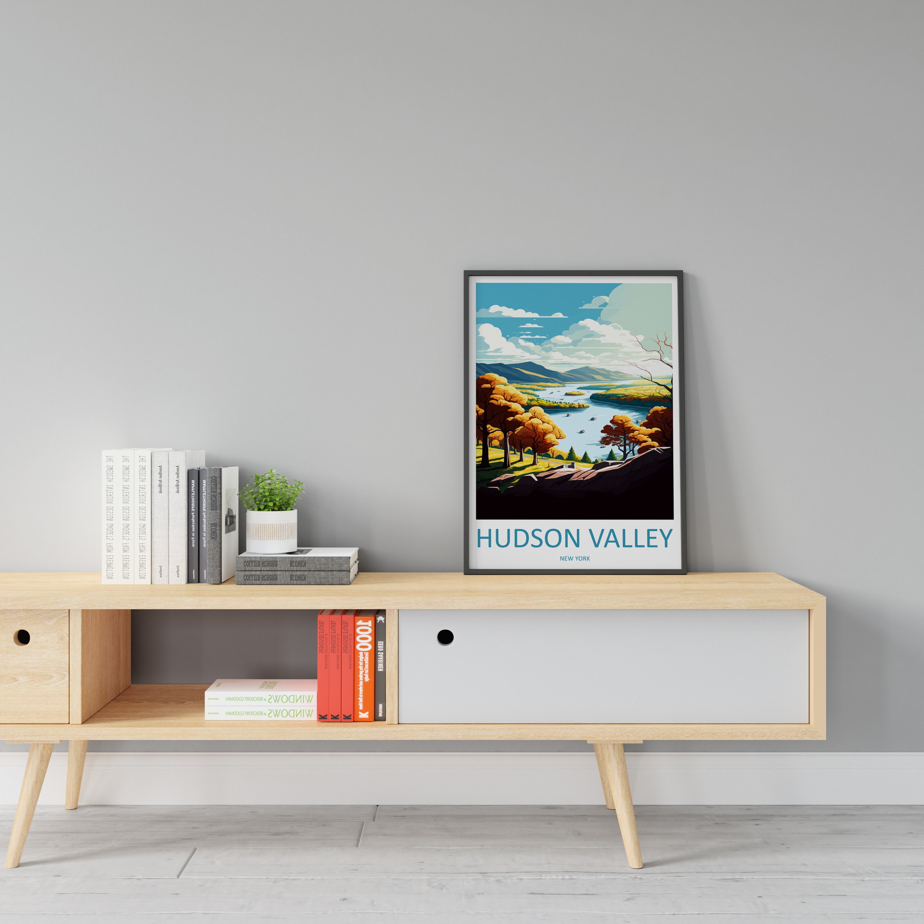 Discover Hudson Valley Travel Poster