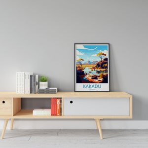 Kakadu Travel Print Wall Art Kakadu Wall Hanging Home Décor Kakadu Gift Art Lovers Wall Art Australia Travel Print Kakadu Wall Art image 4