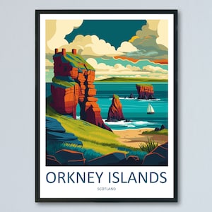 Orkney Islands Print Orkney Islands Home Decor Landscape Print Orkney Islands Wall Art Scotland Enthusiast Gift Wall Hanging Orkney Islands