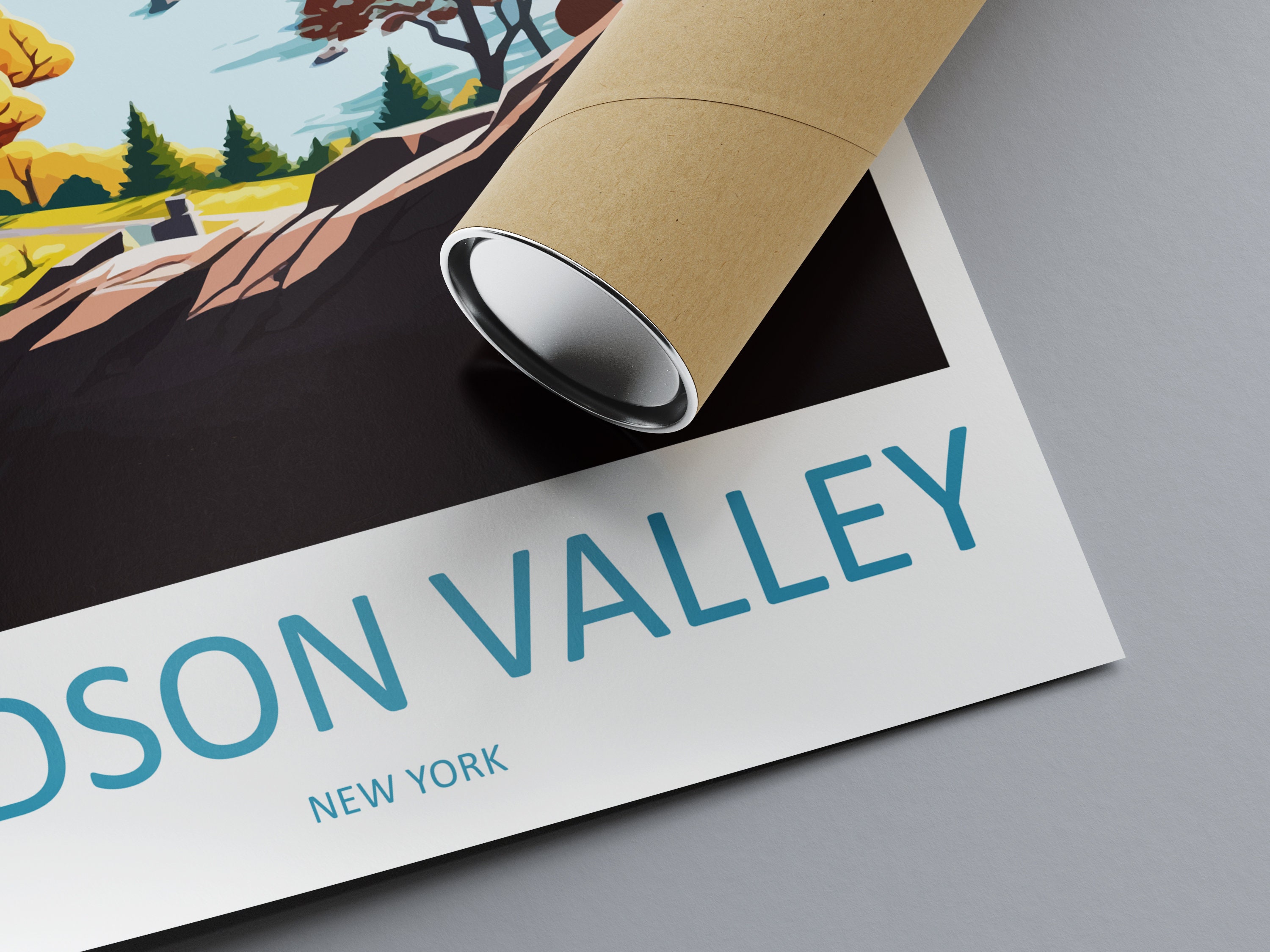 Discover Hudson Valley Travel Poster