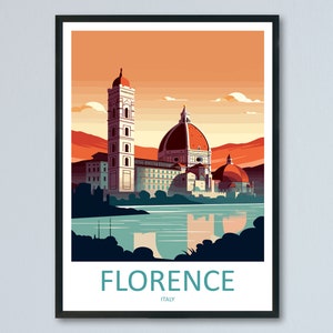 Florence Travel Print Wall Art Florence Italy Wall Hanging Home Decoration Florence Gift Art Lovers Wall Art Print Florence Italy Wall Print