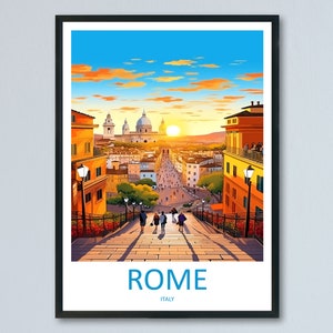 Rome Travel Print Wall Art Rome Wall Hanging Home Décor Rome Gift Art Lovers Italy Art Lover Gift Rome Print Italy Wall Art Decor