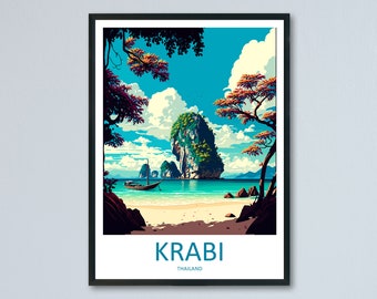 Krabi Travel Print