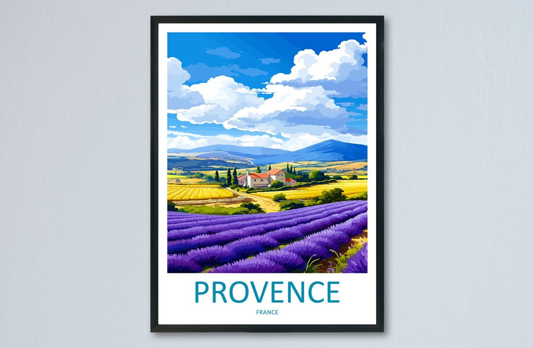 Provence Travel Print Wall Art Provence Wall Hanging Home Décor ...