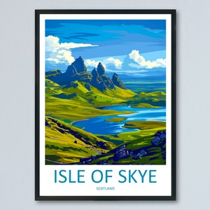 Isle of Skye Print Isle of Skye Home Decor Landscape Art Print The Storr Wall Art for Scotland Enthusiast Gift Wall Hanging Isle of Skye