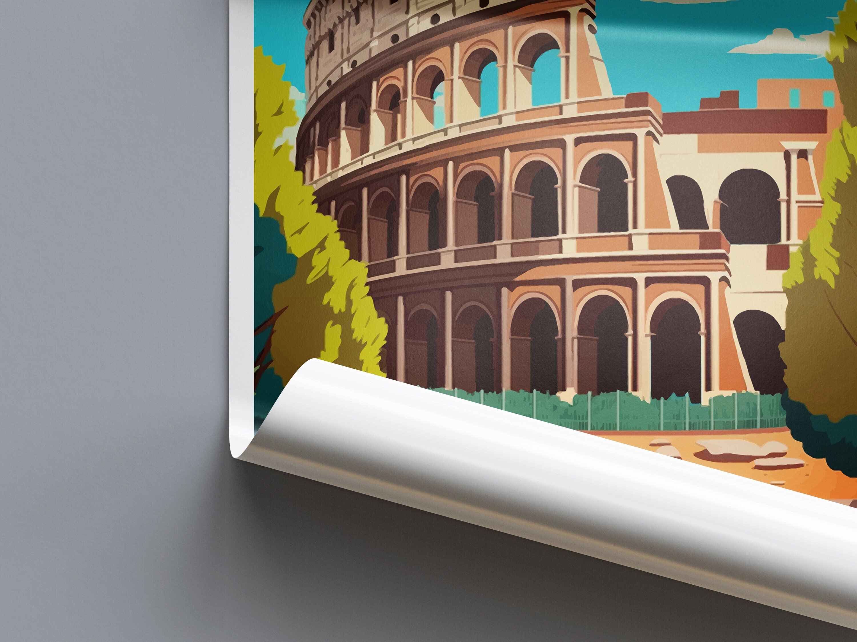 Wall Prints Rome Rome Travel Print Wall Art Rome Wall Hanging Home Décor Rome Gift Art ...