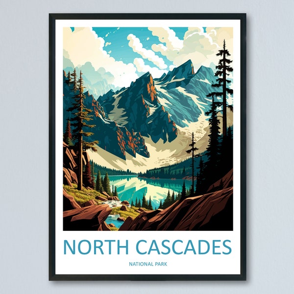 North Cascades Print - Etsy