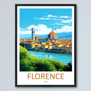 Florence Travel Print Wall Art Florence Italy Wall Hanging Home Decoration Florence Gift Art Lovers Wall Art Print Florence Italy Wall Print