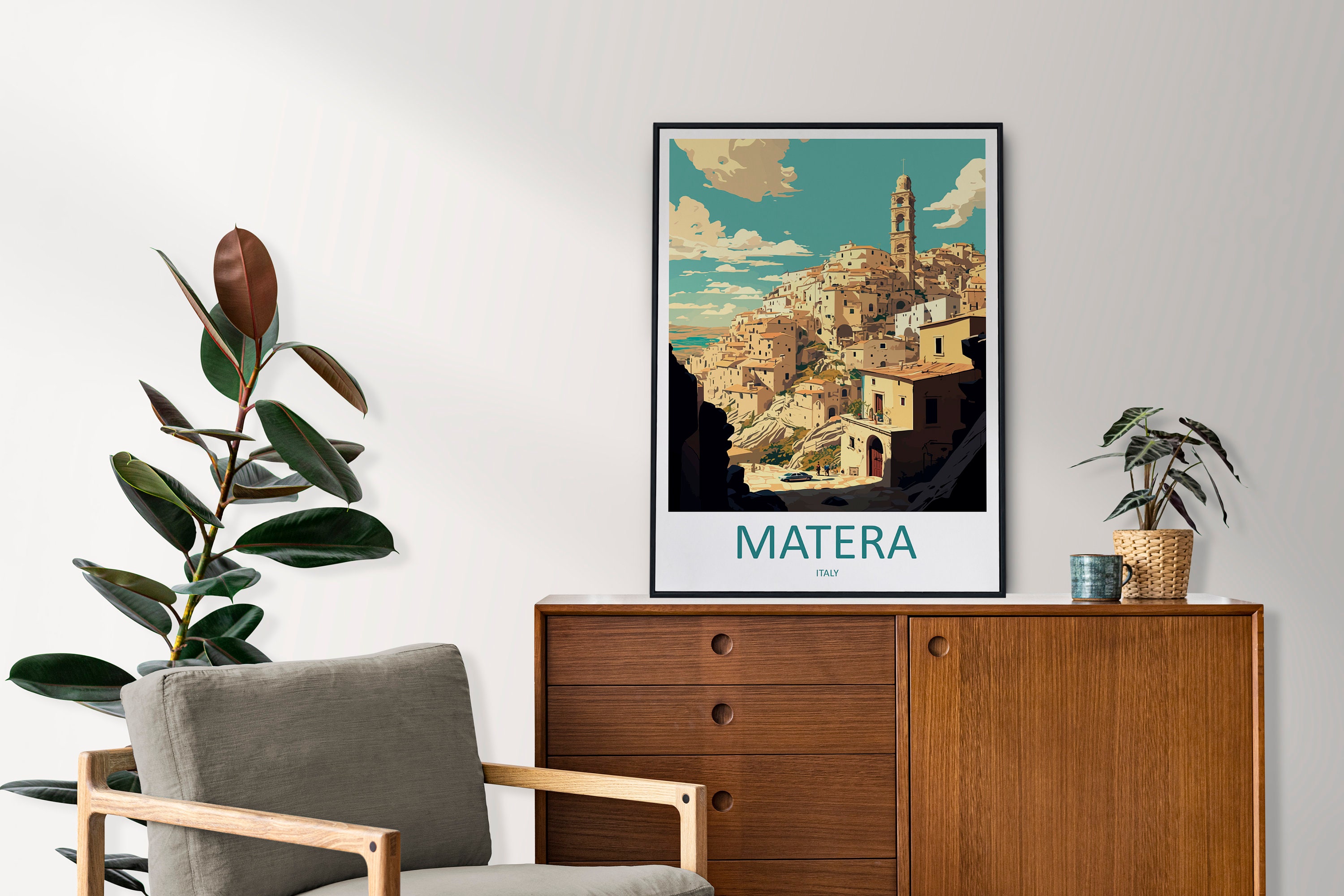 Wall Art Matera Décor Etsy Matera Matera Matera Lovers Art Print Gift Hanging Wall Home - Matera Gift Gift Print Travel Italy Art Lover Art Travel