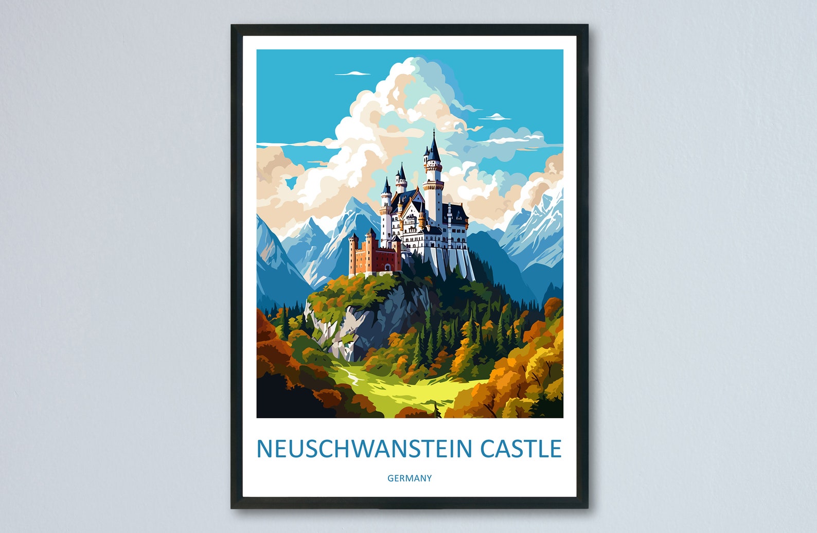 Neuschwanstein Castle Print