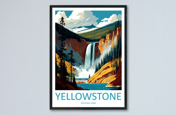 Yellowstone National Park Canvas Art Wall Decor 3 Piece Canvas Prints  Artwork – CA Go Canvas