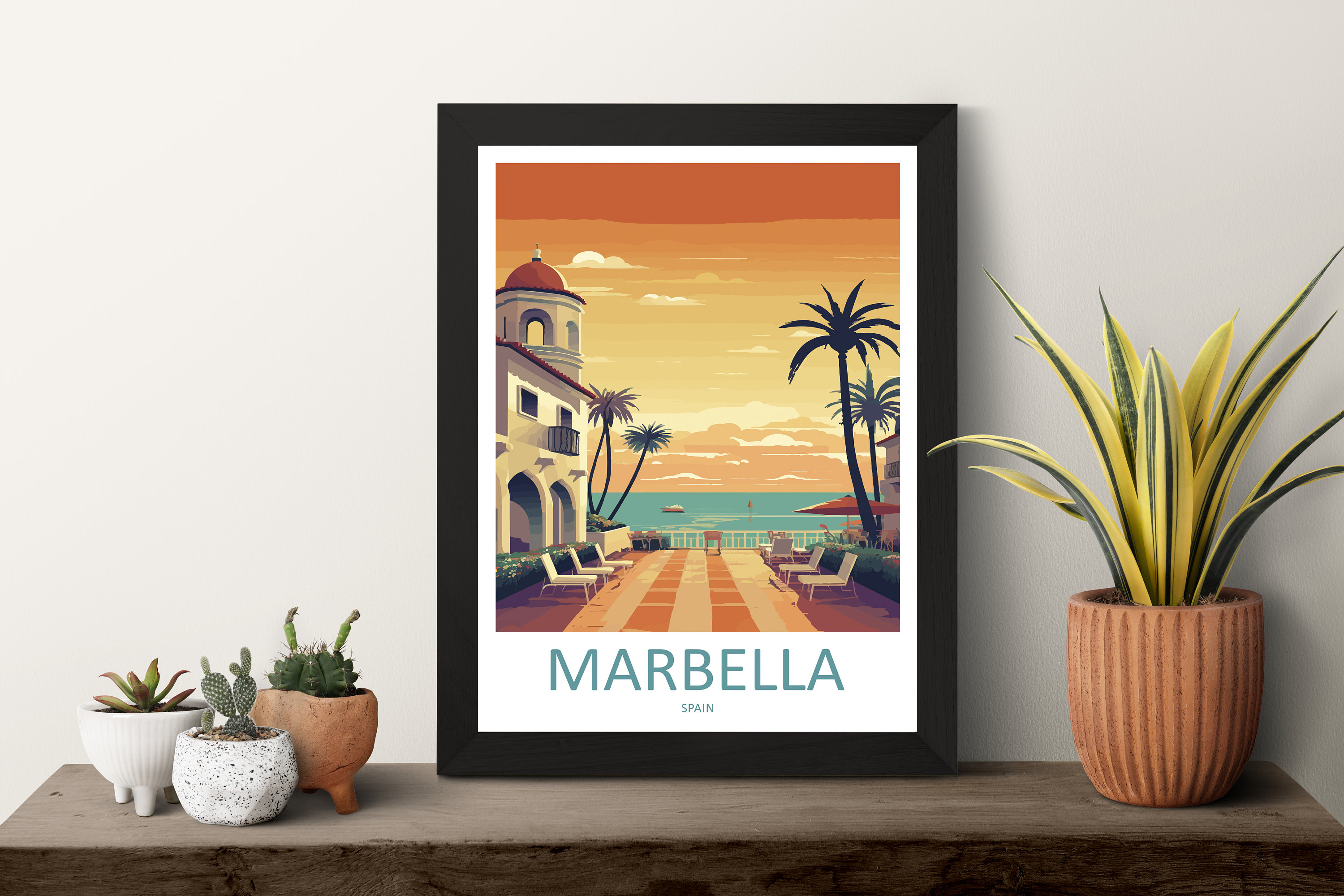 Marbella Herlipto Marbella Panel Printed Dress Panel Printed Dress