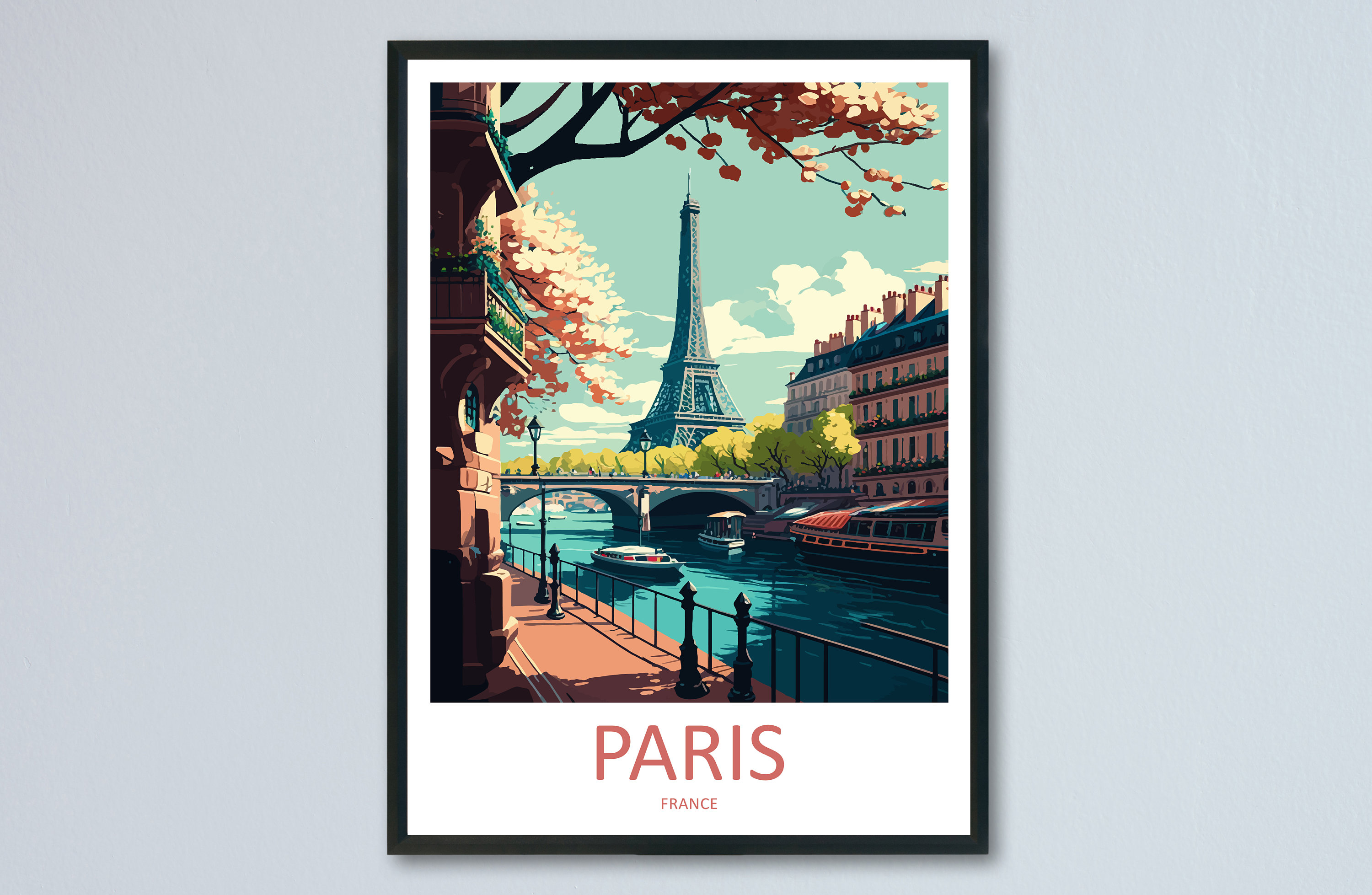 Paris Travel Print Wall Art Paris Wall Hanging Home Décor Etsy UK