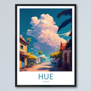 Hue Vietnam Travel Print Wall Art Hue Wall Hanging Home Décor Hue Gift Art Lovers Vietnam Art Lover Gift Hue Wall Art For Vietnam Lover Art