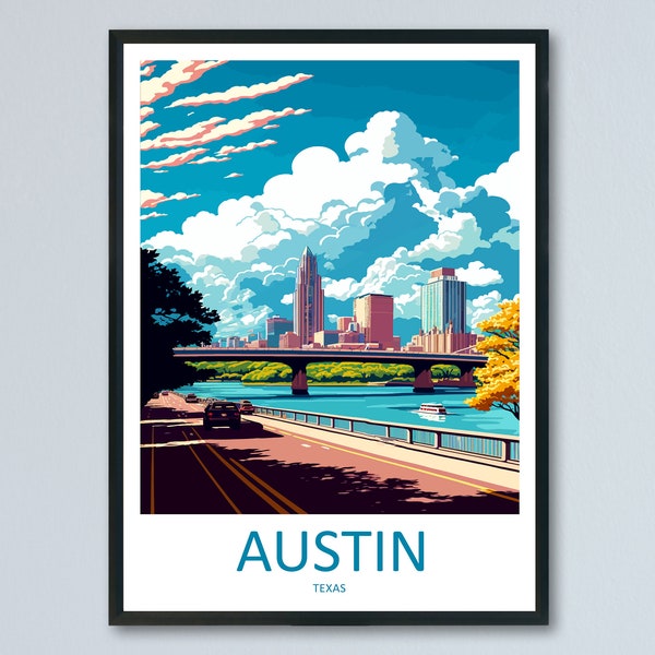 Austin Texas Artwork Etsy