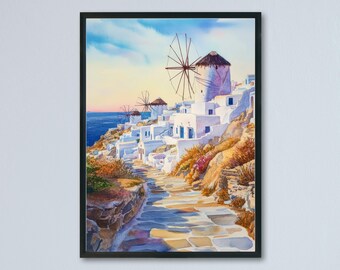 ギリシャの旅（水彩画） 旅する水彩画 ギリシャ - 2025-05｜🌟星読みソムリエ サビアン tomo｜note