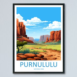 Impresión de viaje al parque nacional de Purnululu, colgante de pared de Purnululu, decoración del hogar, regalo de Purnululu, amantes del arte, arte de Australia, póster de arte de pared