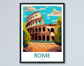 Rome Travel Print Wall Art Rome Wall Hanging Home Décor Rome Gift Art Lovers Italy Art Lover Gift Rome Print Italy Wall Art Decor