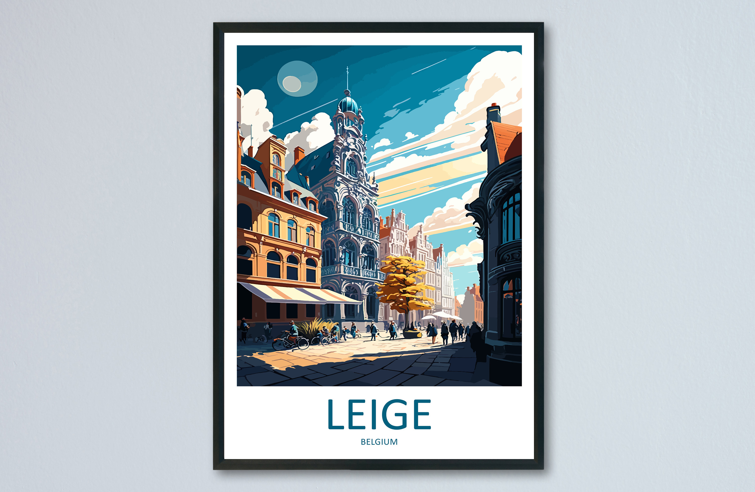 Leige Travel Print Wall Art Leige Wall Hanging Home Décor Leige 