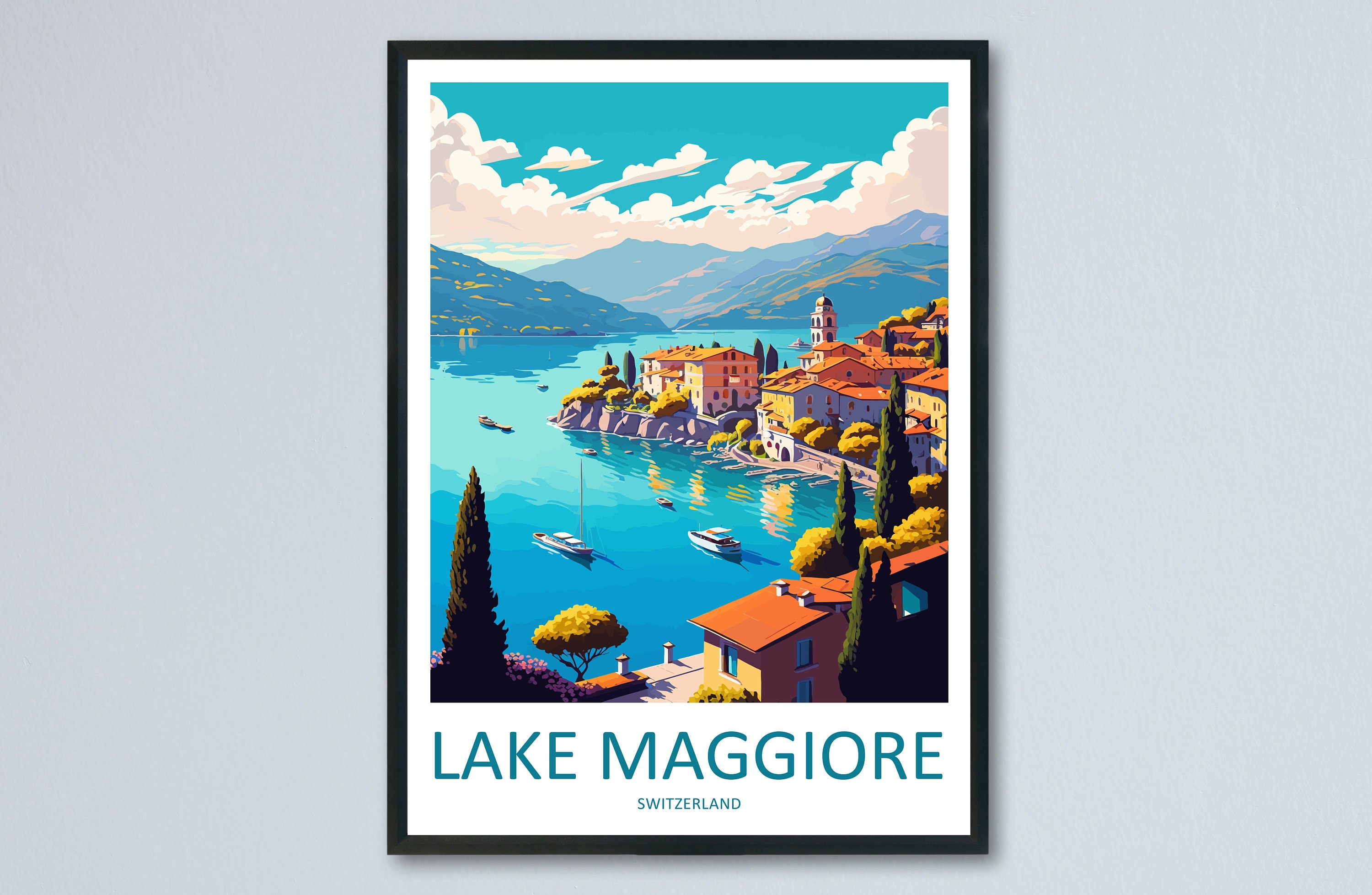 Lake Maggiore Art - Etsy