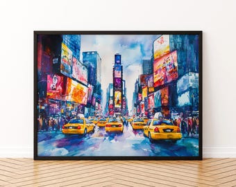 Times Square Panorama by Alexander Chen - Etsy