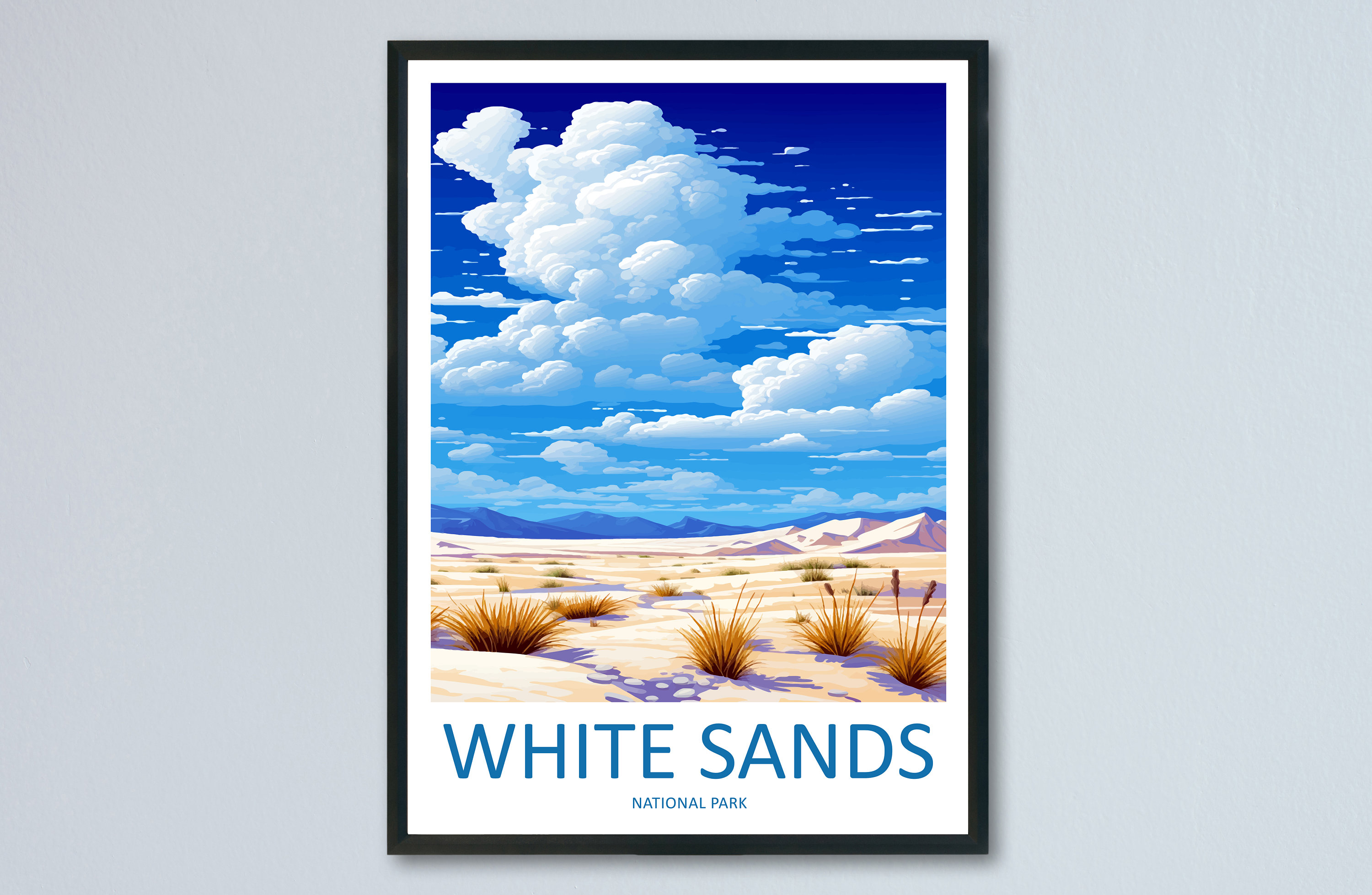 Print Etsy White - Sands