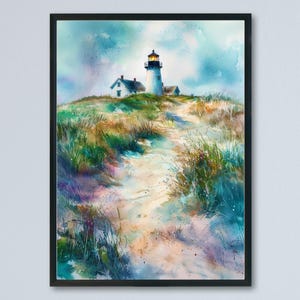 Cape Cod watercolor poster Wall Art Cape Cod Wall Hanging Home Décor Cape Cod Gift Art Lovers Massachusetts Art Lover Gift Massachusetts