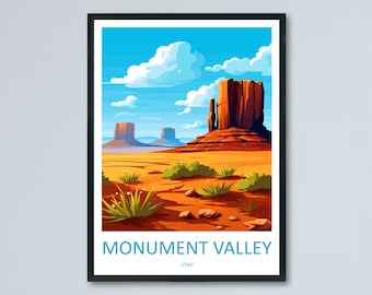 Stampa da parete con viaggio nella Monument Valley, decorazione da parete della Monument Valley, decorazione per la casa, regalo artistico dell'Arizona, amanti della Monument Valley, arte del deserto dell'Arizona