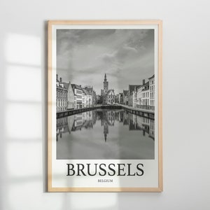 Brussels Photo Print of Brussels Travel Photo Belgium Art Decor Photo Travel Art Gift For Travel Artwork Wall Art Framed Photo Travel Print