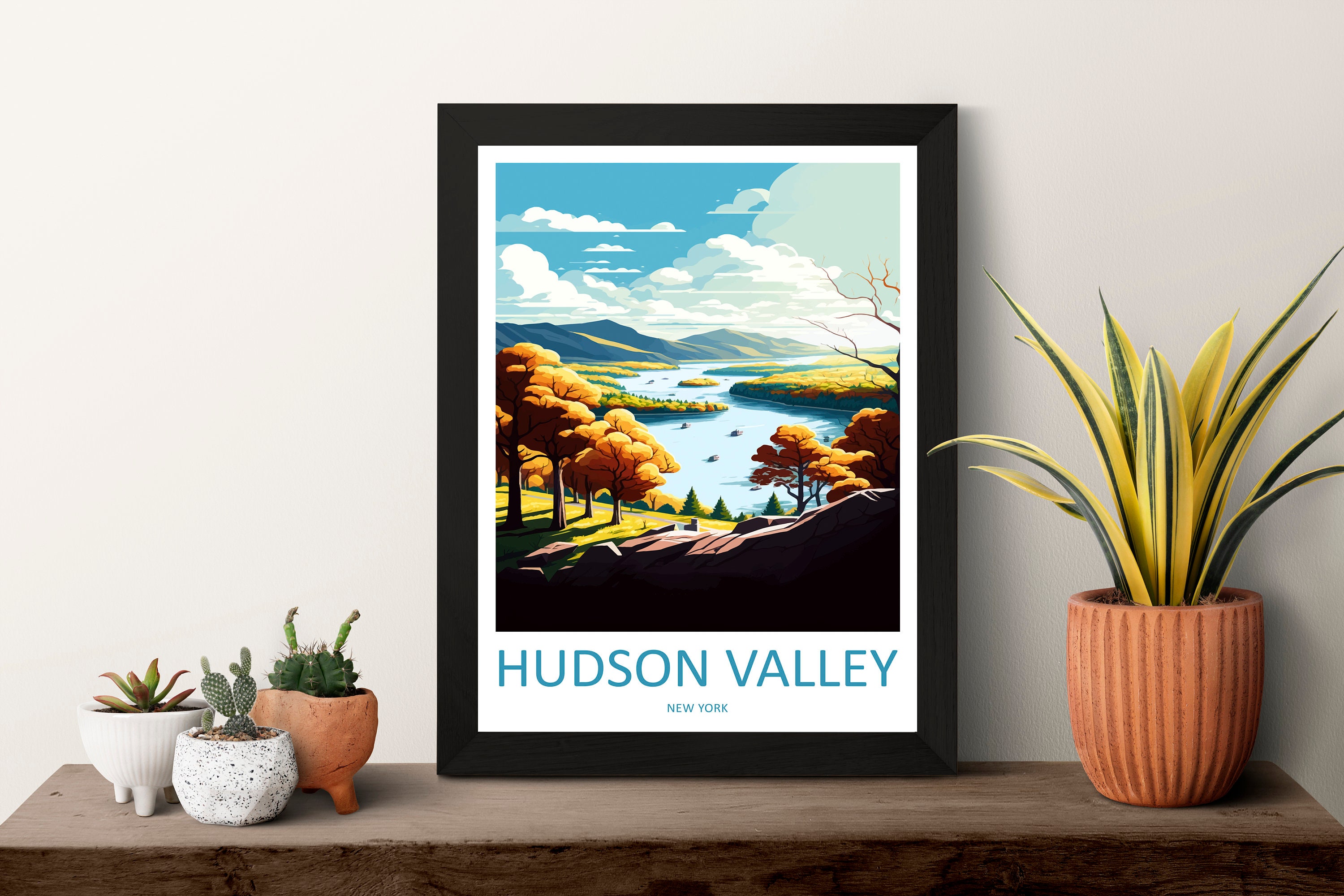 Discover Hudson Valley Travel Poster