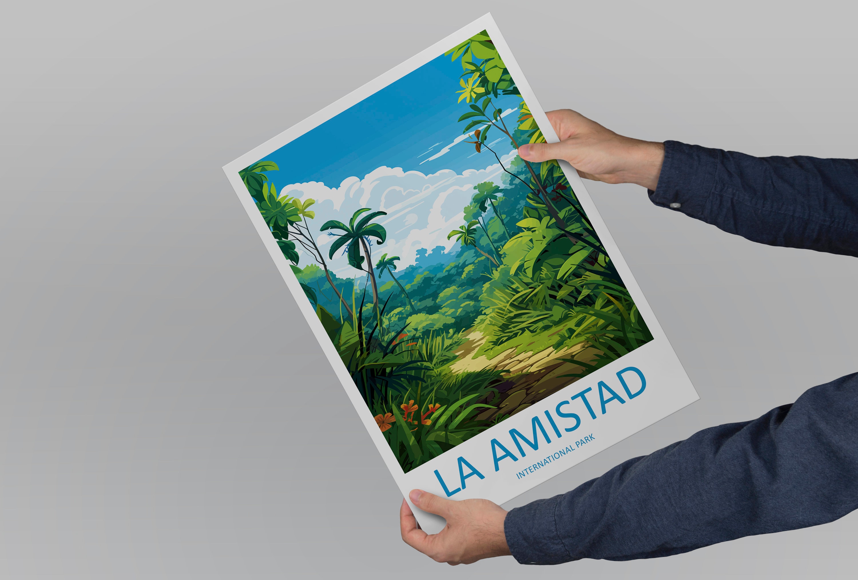 La Amistad National Park Travel Print Wall Art La Amistad Wall Hanging ...