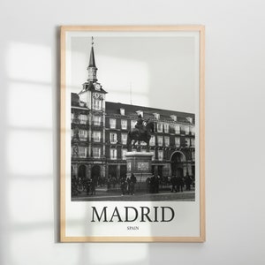 Madrid Photo Print of Madrid Spain Travel Photo Hanging Decor Photo Travel Art Gift For Travel Artwork Wall Art Framed Photo Travel Print