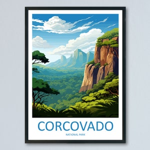 Corcovado National Park Travel Print Wall Art Corcovado Park Wall Hanging Home Décor Corcovado National Park Gift Art Costa Rica