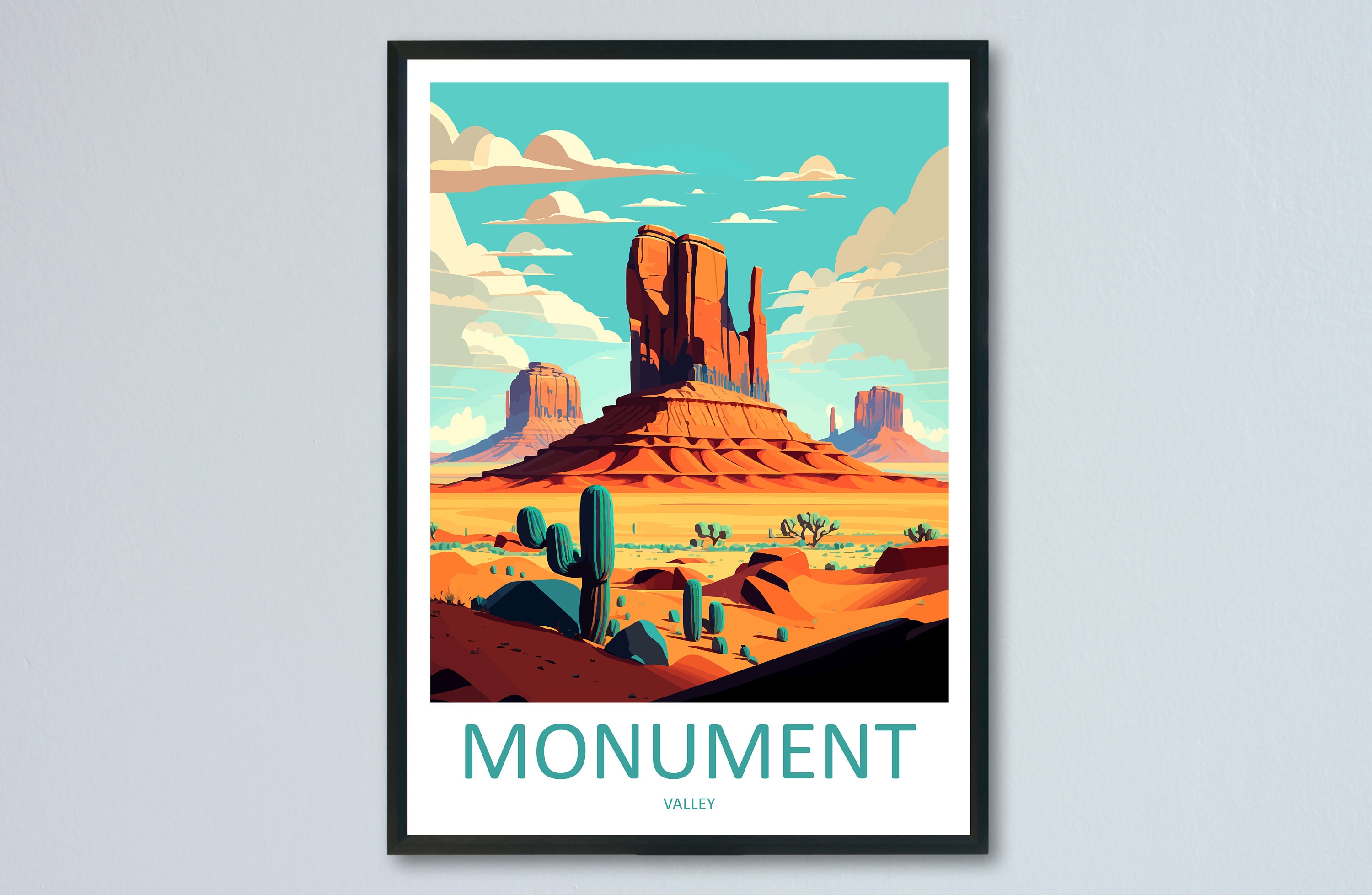 Monument Valley Travel Print Wall Art Monument Valley Wall Hanging Home Decor  Arizona Art Gift Monument Valley Lovers Arizona Desert Art - Etsy