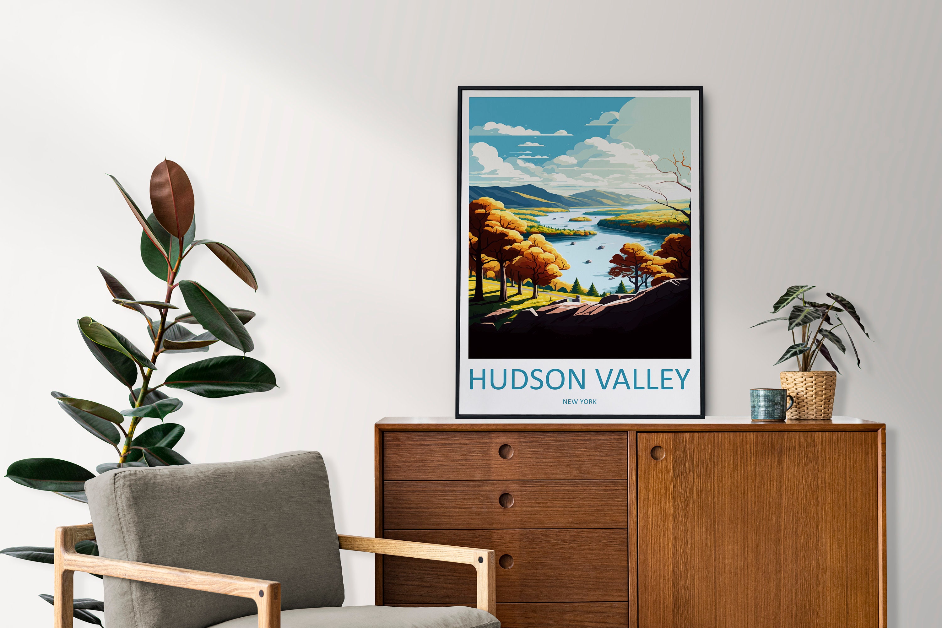 Discover Hudson Valley Travel Poster
