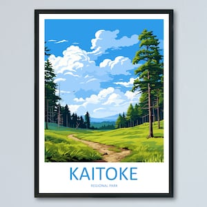 Kaitoke Regional Park Travel Print Wall Art Kaitoke Regional Park Wall Hanging Home Décor Kaitoke Regional Park Gift Art Lovers New Zealand