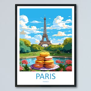 Paris Travel Print Wall Art Paris Wall Hanging Home Décor Paris Gift Art Lovers France Art Lover Gift Paris Print France Wall Art Décor