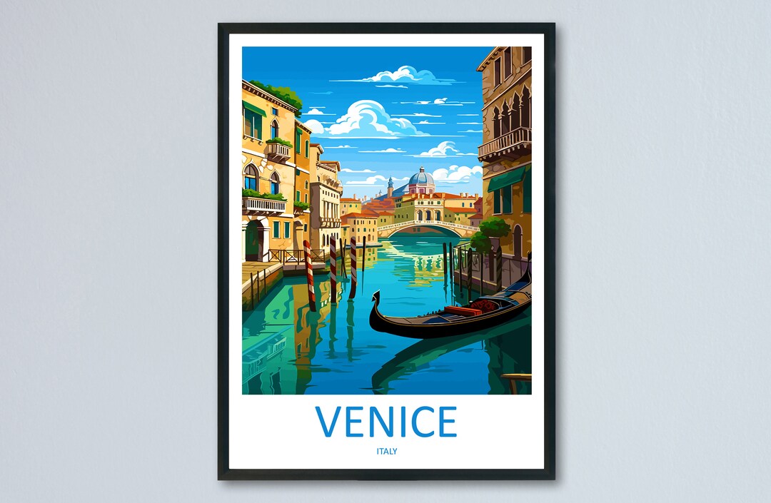 Venice Travel Print Wall Art Venice Italy Wall Hanging Home Decoration
