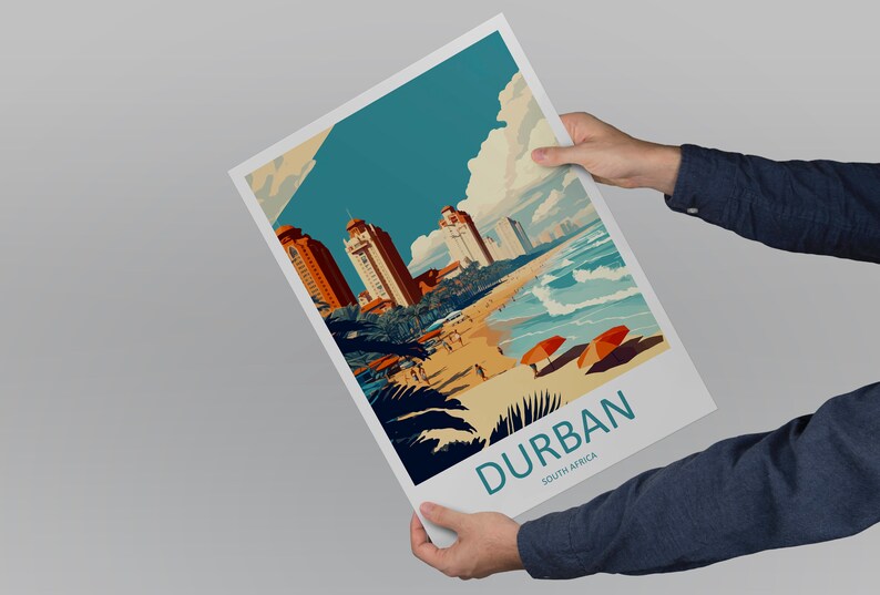 Durban Travel Print Wall Art Durban Wall Hanging Home Décor Etsy