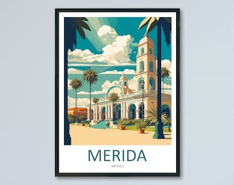 Merida Reise-Druck Wandkunst Merida Wandbehang Dekoration Merida Geschenk Kunstliebhaber Wand Kunst Druck Kunst Merida Druck Merida Wandbehang