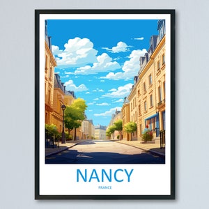 Nancy Travel Print Wall Art Nancy Wall Hanging Home Décor Nancy Gift Art Lovers France Art Lover Gift Nancy Print