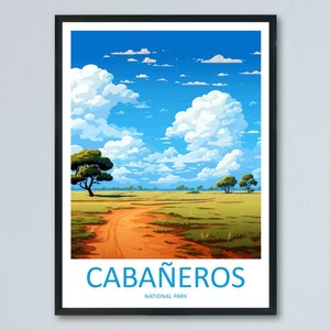 Cabañeros National Park Travel Print Wall Art Cabañeros Wall Hanging Home Décor Cabañeros Gift Art Lovers Spain Art Lover Gift Art